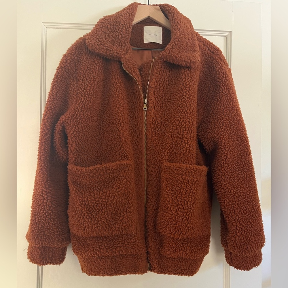 Elodie Brown Teddy Coat